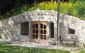 Maison Terre Les Cabanes De Fallot - Sauna Bain-Froid Piscine Naturelle