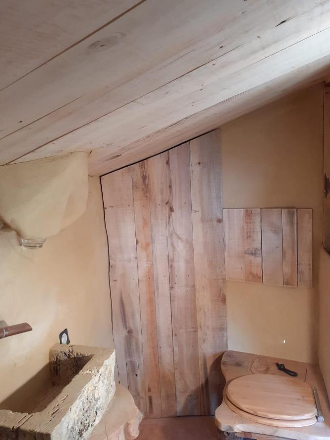 Maison Terre Les Cabanes De Fallot - Sauna Bain-Froid Piscine Naturelle L'isle-Bouzon Exterior photo