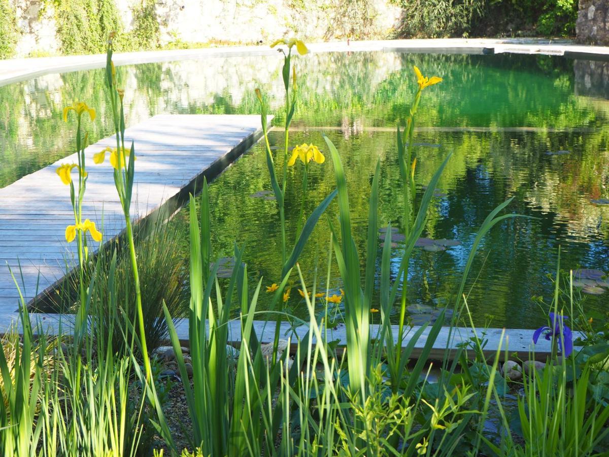 Maison Terre Les Cabanes De Fallot - Sauna Bain-Froid Piscine Naturelle L'isle-Bouzon Exterior photo
